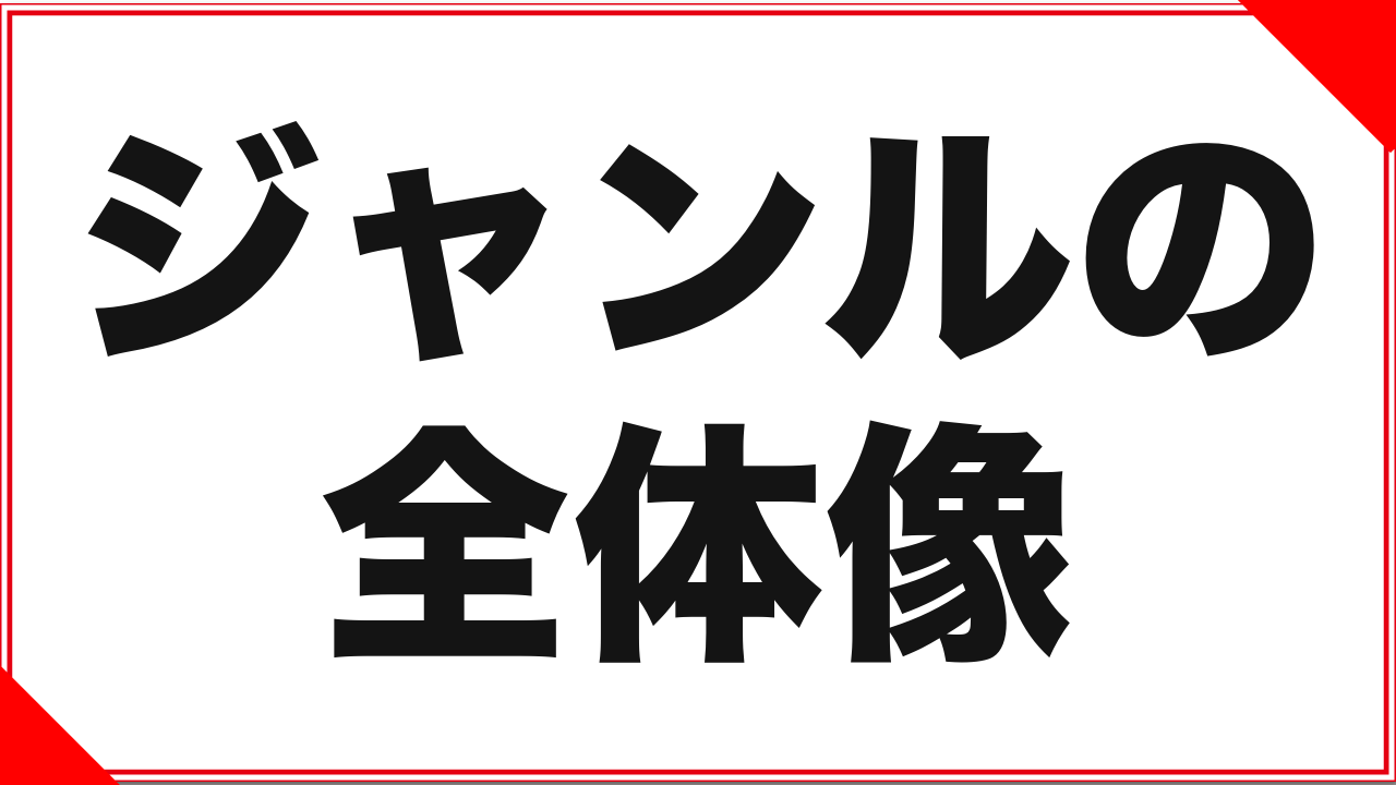 単体・企画・素人・同人――ジャンルの全体像をざっくり整理する
